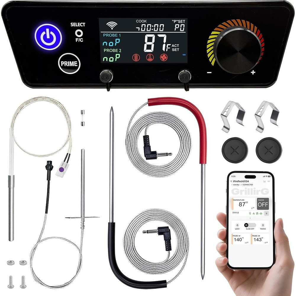 WiFi PID Grill Controller Smart App AC03P7 Pit Boss Lexington Classic Austin XL